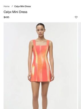 NEW  Simkhai Sunset Mini Dress